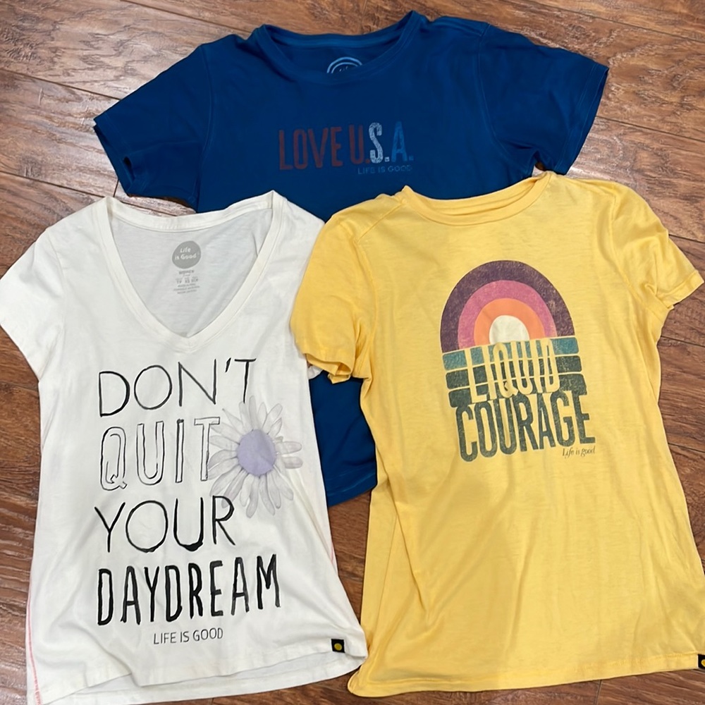 Life Is Good bundle shirts